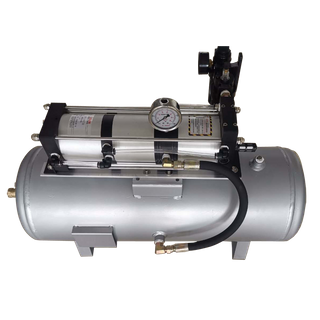 USUN AB03-c 3:1 增壓比壓縮空氣增壓泵熱流道注塑電器測試氣動增壓泵 空氣增壓器帶罐 