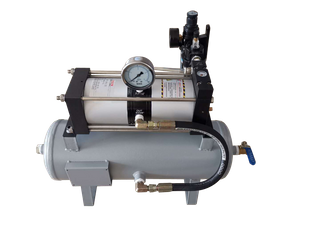 USUN AB02-b 2:1 增壓比壓縮空氣增壓泵熱流道注塑電器測試氣動增壓泵 空氣增壓器帶罐